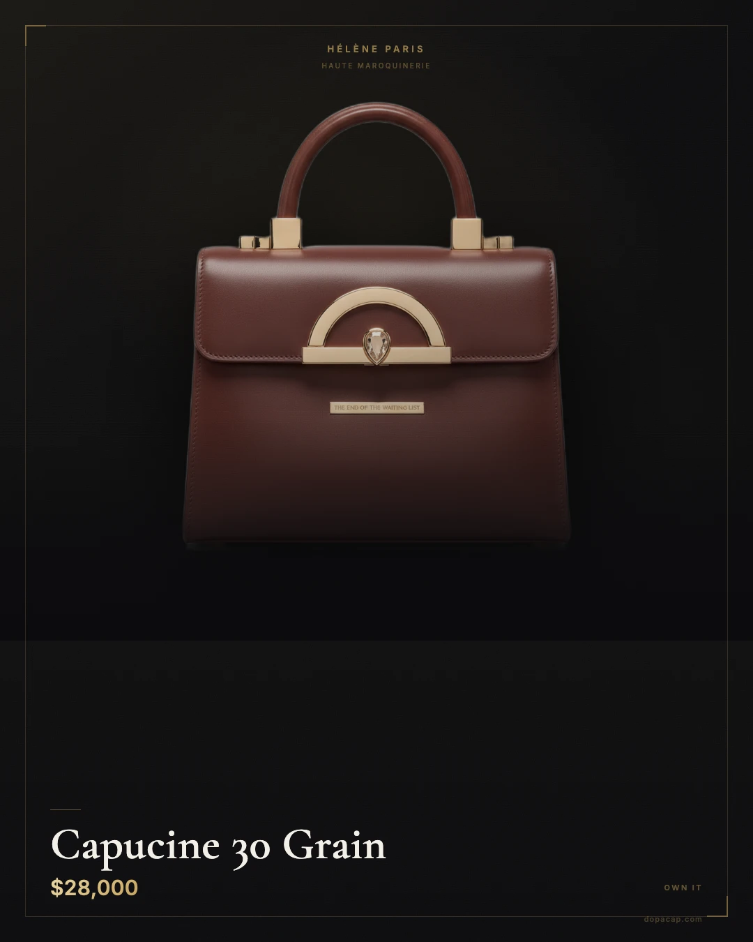 Hélène Paris Capucine 30 — $28,000